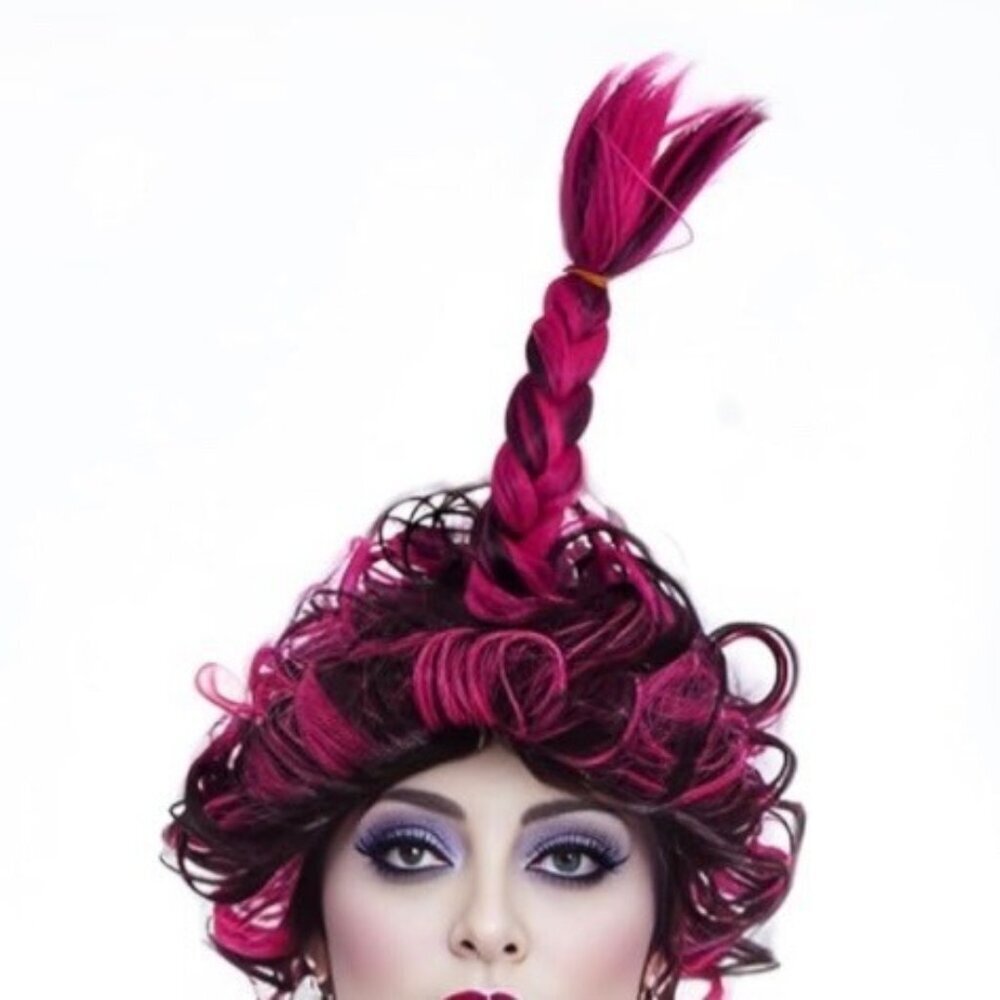 Hocus Pocus Mary Sanderson Wig Halloween Purple Wig OS